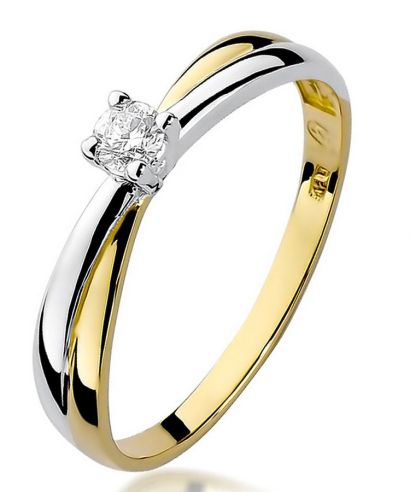 Prsteň Bonore - Zlato 585 - Diamant 0,08 ct