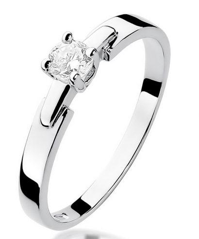 Prsteň Bonore - Biele Zlato 585 - Diamant 0,2 ct