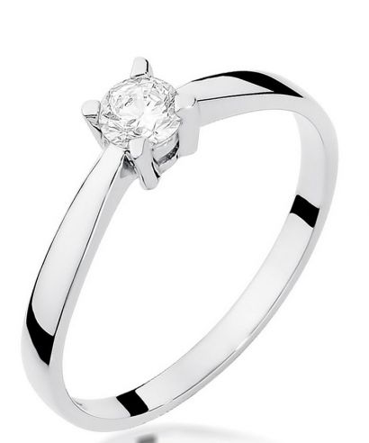 Prsteň Bonore - Biele Zlato 585 - Diamant 0,2 ct