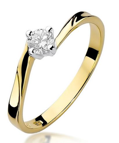 Prsteň Bonore - Zlato 585 - Diamant 0,2 ct