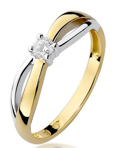 Prsteň Bonore - Zlato 585 - Diamant 0,1 ct
