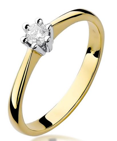 Prsteň Bonore - Zlato 585 - Diamant 0,15 ct