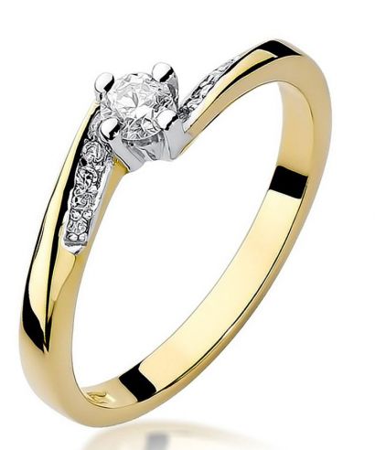 Prsteň Bonore - Zlato 585 - Diamant 0,15 ct