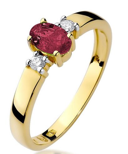 Prsteň Bonore - Zlato 585 - Rubín 0,6 ct