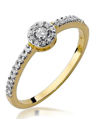 Prsteň Bonore - Zlato 585 - Diamant 0,05 ct