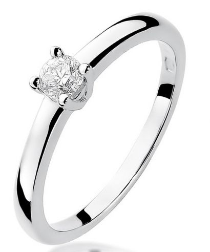 Prsteň Bonore - Biele Zlato 585 - Diamant 0,2 ct