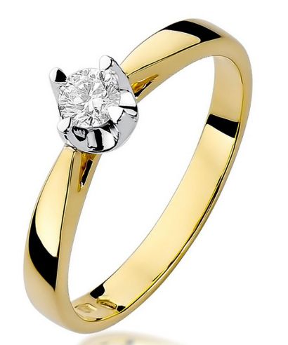 Prsteň Bonore - Zlato 585 - Diamant 0,2 ct