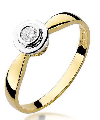 Prsteň Bonore - Zlato 585 - Diamant 0,1 ct