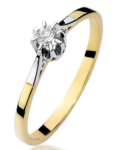 Prsteň Bonore - Zlato 585 - Diamant 0,08 ct