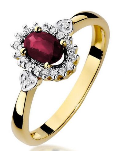 Prsteň Bonore - Zlato 585 - Rubín 0,6 ct