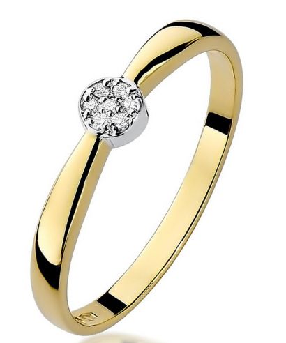 Prsteň Bonore - Zlato 585 - Diamant 0,04 ct