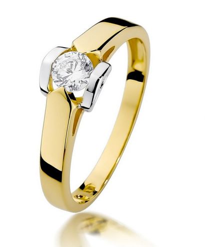 Prsteň Bonore - Zlato 585 - Diamant 0,3 ct