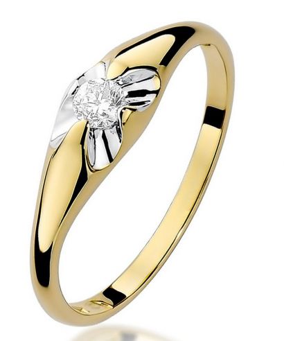 Prsteň Bonore - Zlato 585 - Diamant 0,1 ct
