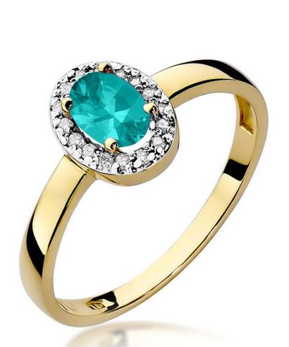 Prsteň Bonore - Zlato 585 - Smaragd 0,4 ct