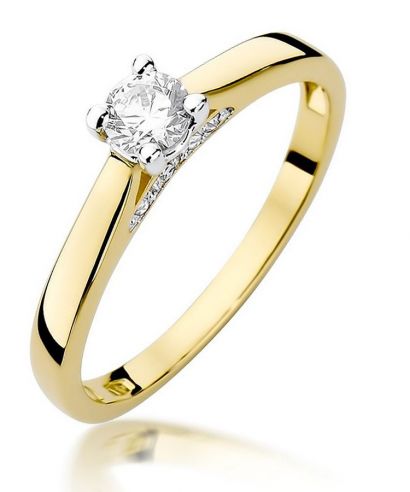 Prsteň Bonore - Zlato 585 - Diamant 0,25 ct