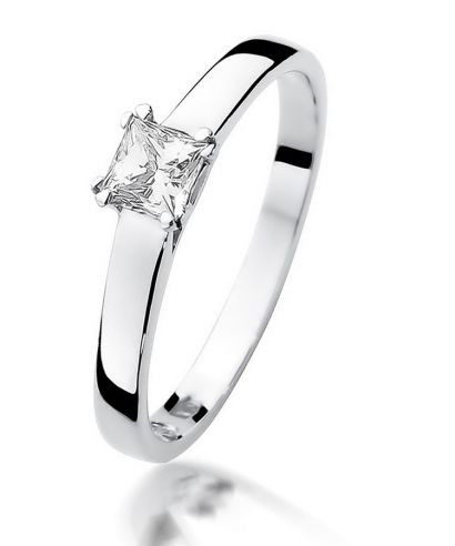 Prsteň Bonore - Biele Zlato 585 - Diamant 0,3 ct