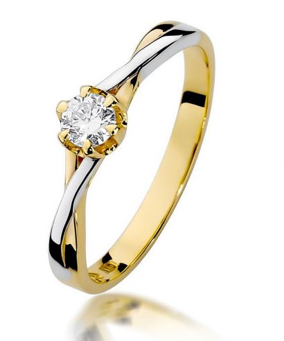 Prsteň Bonore - Zlato 585 - Diamant 0,23 ct