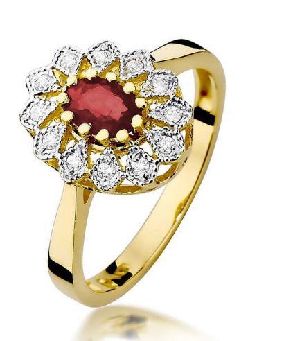 Prsteň Bonore - Zlato 585 - Rubín 0,6 ct
