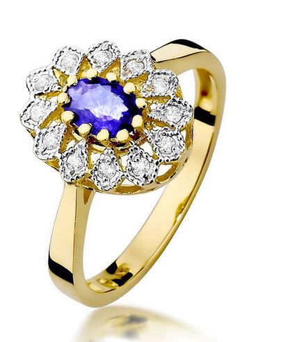 Prsteň Bonore - Zlato 585 - Tanzanit 0,4 ct