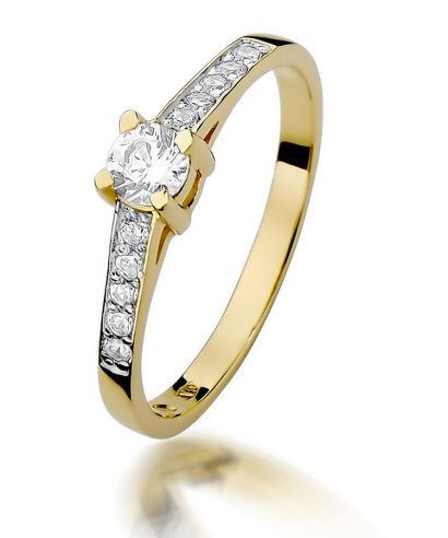 Prsteň Bonore - Zlato 585 - Diamant 0,3 ct
