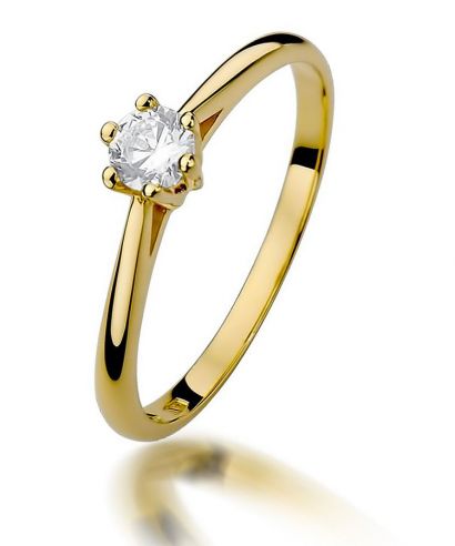 Prsteň Bonore - Zlato 585 - Diamant 0,15 ct