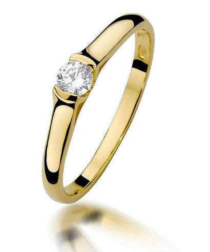 Prsteň Bonore - Zlato 585 - Diamant 0,15 ct