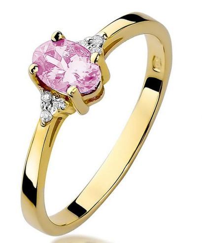 Prsteň Bonore - Zlato 585 - Ružový Topás 0,5 ct