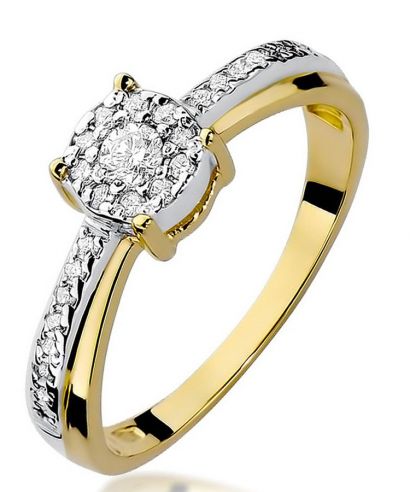 Prsteň Bonore - Zlato 585 - Diamant 0,08 ct
