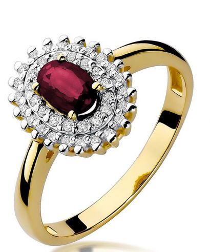 Prsteň Bonore - Zlato 585 - Rubín 0,6 ct