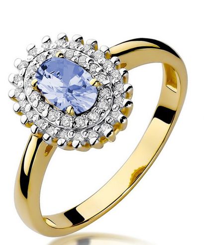 Prsteň Bonore - Zlato 585 - Tanzanit 0,4 ct