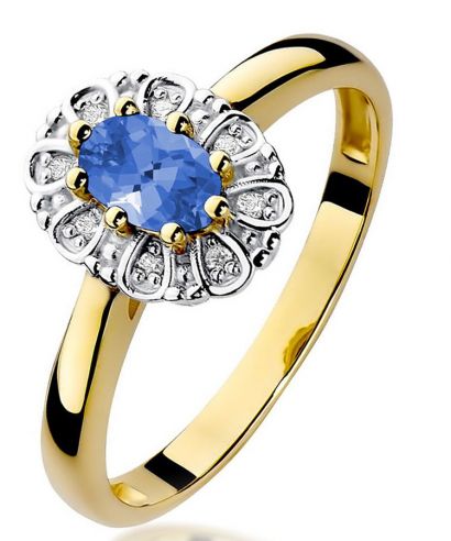 Prsteň Bonore - Zlato 585 - Tanzanit 0,4 ct