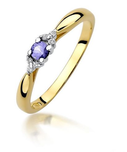 Prsteň Bonore - Zlato 585 - Tanzanit 0,15 ct
