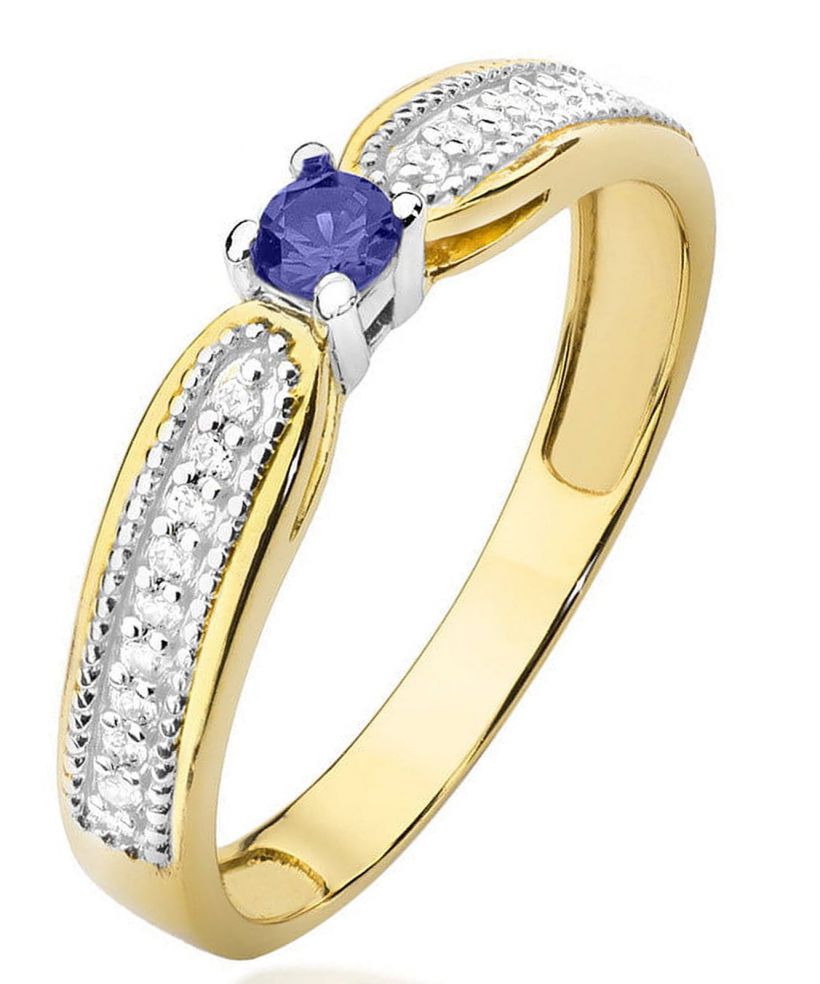 Prsteň Bonore - Zlato 585 - Tanzanit 0,15 ct