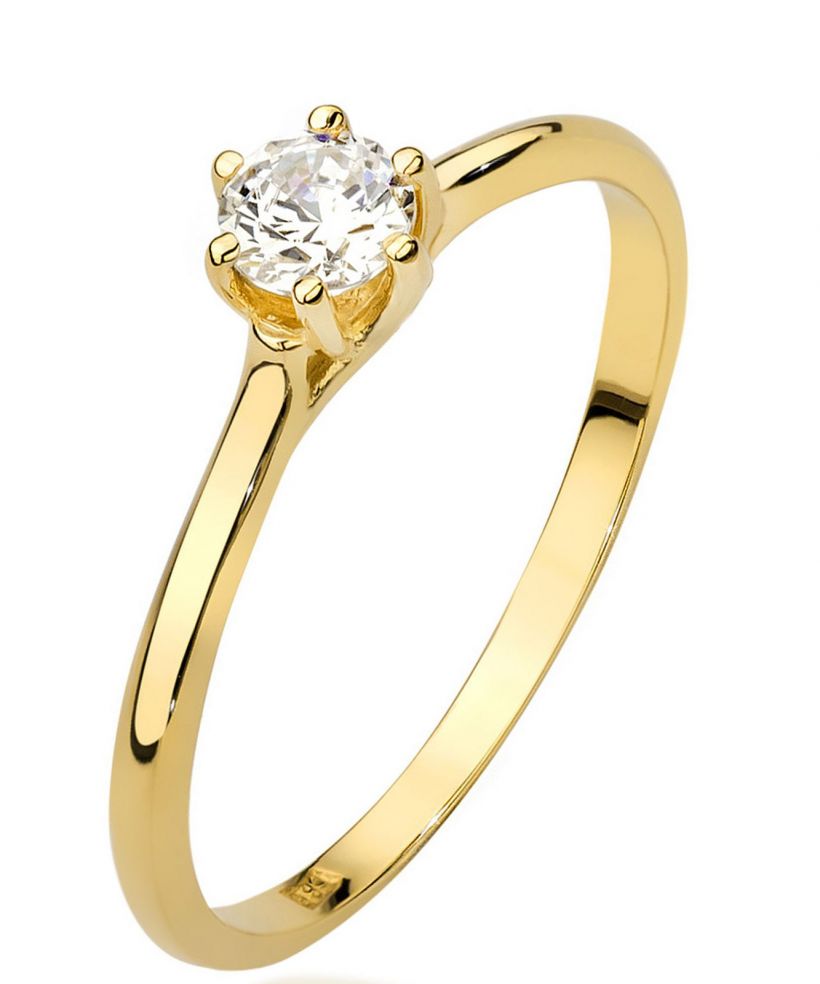 Prsteň Bonore - Zlato 585 - Diamant 0,25 ct