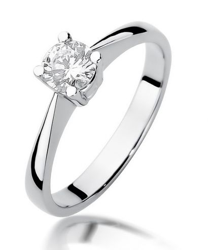 Prsteň Bonore - Biele Zlato 585 - Diamant 0,5 ct