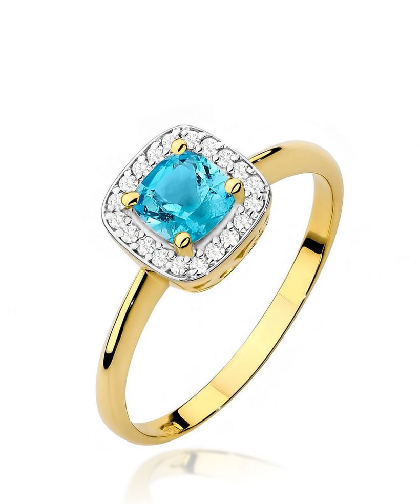 Prsteň Bonore - Zlato 585 - Topaz 0,7 ct