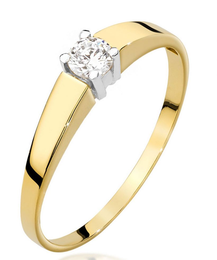 Prsteň Bonore - Zlato 585 - Diamant 0,25 ct