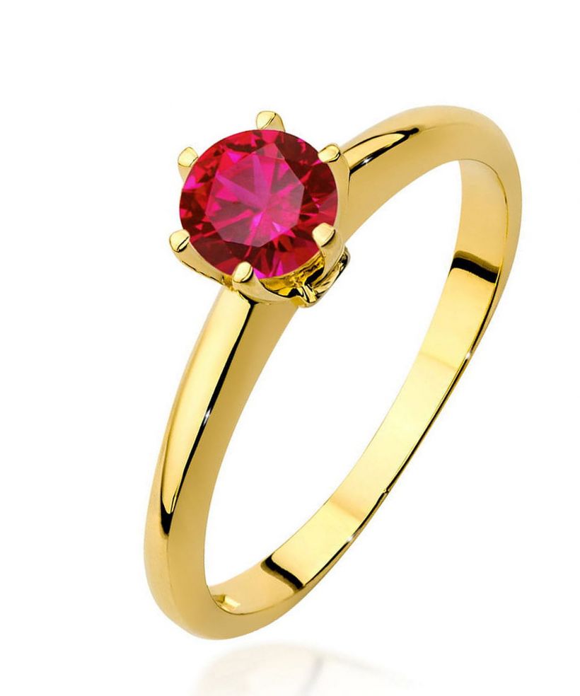 Prsteň Bonore - Zlato 585 - Rubín 0,6 ct