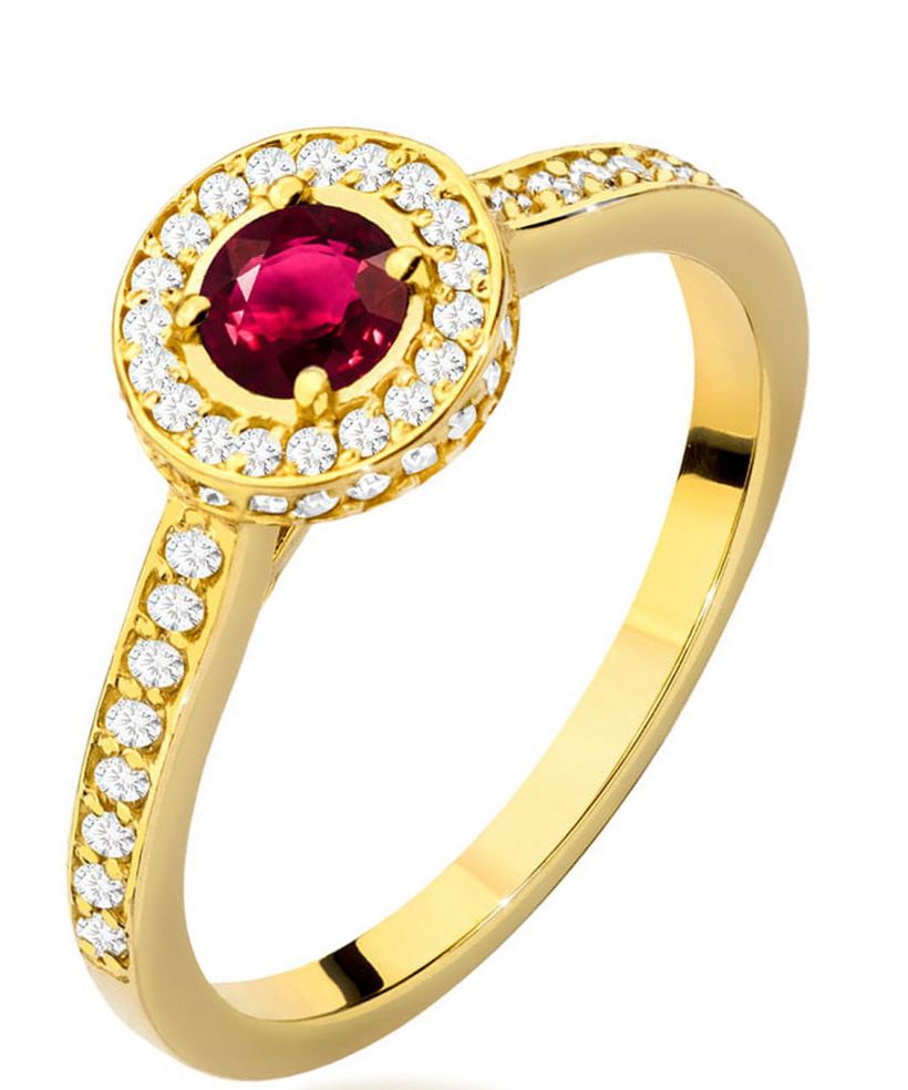Prsteň Bonore - Zlato 585 - Rubín 0,35 ct