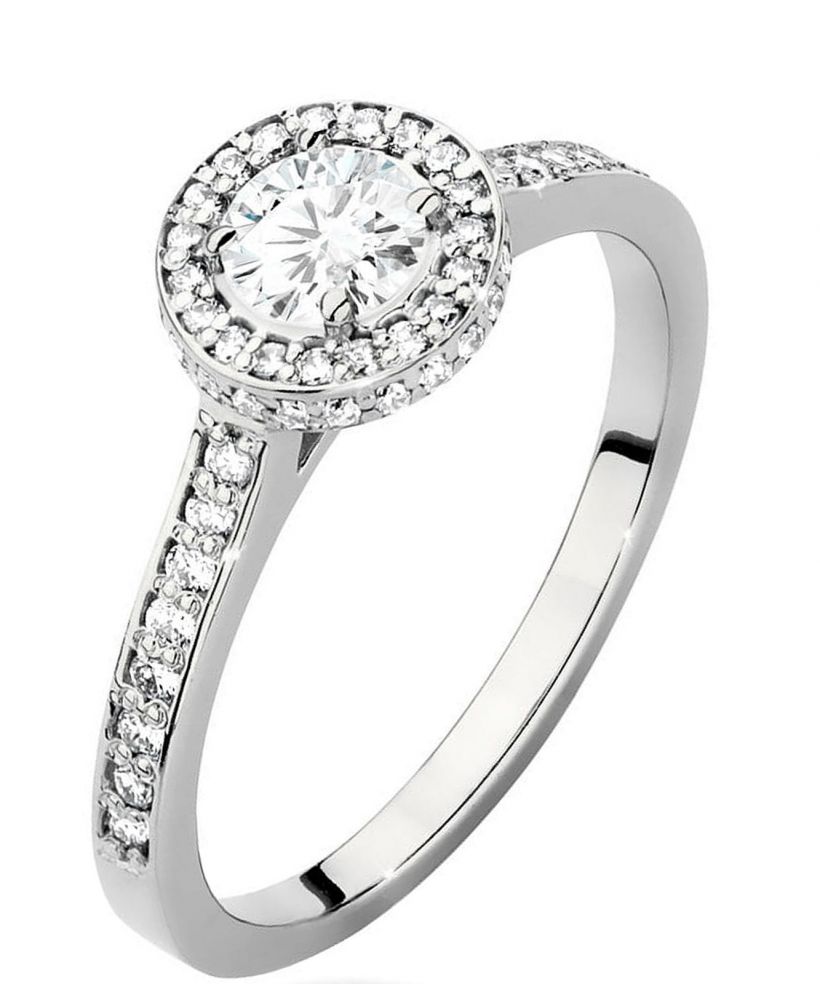 Prsteň Bonore - Biele Zlato 585 - Diamant 0,4 ct