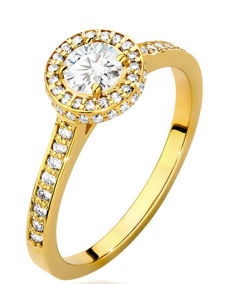 Prsteň Bonore - Zlato 585 - Diamant 0,4 ct