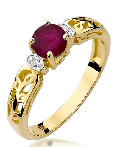Prsteň Bonore - Zlato 585 - Rubín 0,6 ct