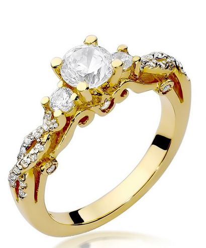 Prsteň Bonore - Zlato 585 - Diamant 0,5 ct