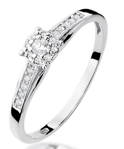 Prsteň Bonore - Biele Zlato 585 - Diamant 0,04 ct