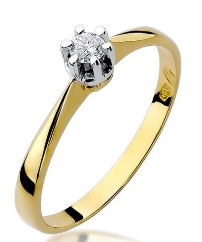 Prsteň Bonore - Zlato 585 - Diamant 0,1 ct