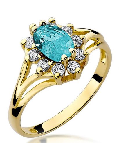 Prsteň Bonore - Zlato 585 - Topaz 0,9 ct