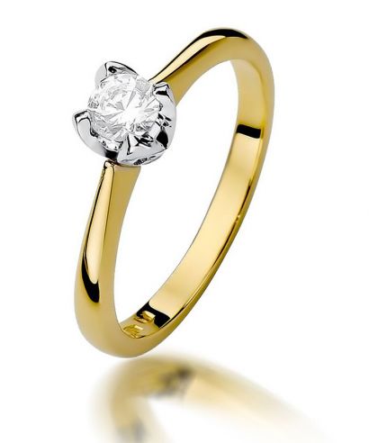 Prsteň Bonore - Zlato 585 - Diamant 0,3 ct