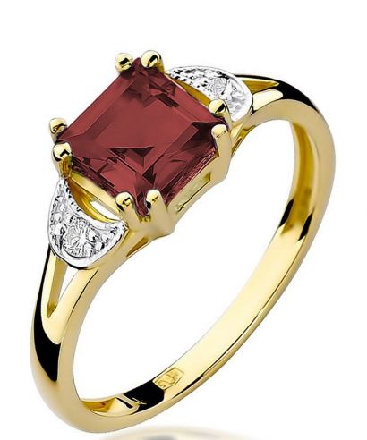 Prsteň Bonore - Zlato 585 - Granát 1,3 ct