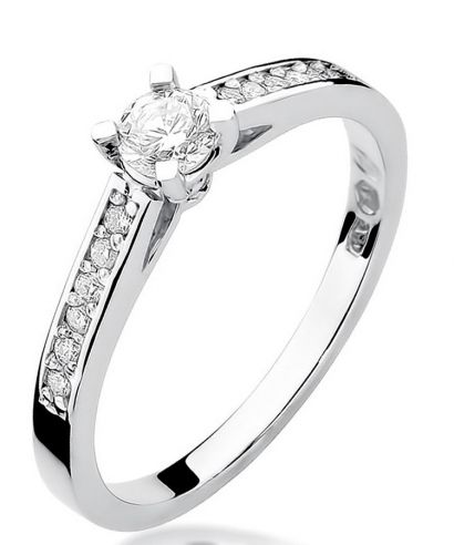 Prsteň Bonore - Biele Zlato 585 - Diamant 0,3 ct