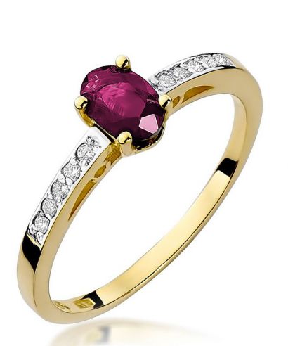 Prsteň Bonore - Zlato 585 - Rubín 0,6 ct